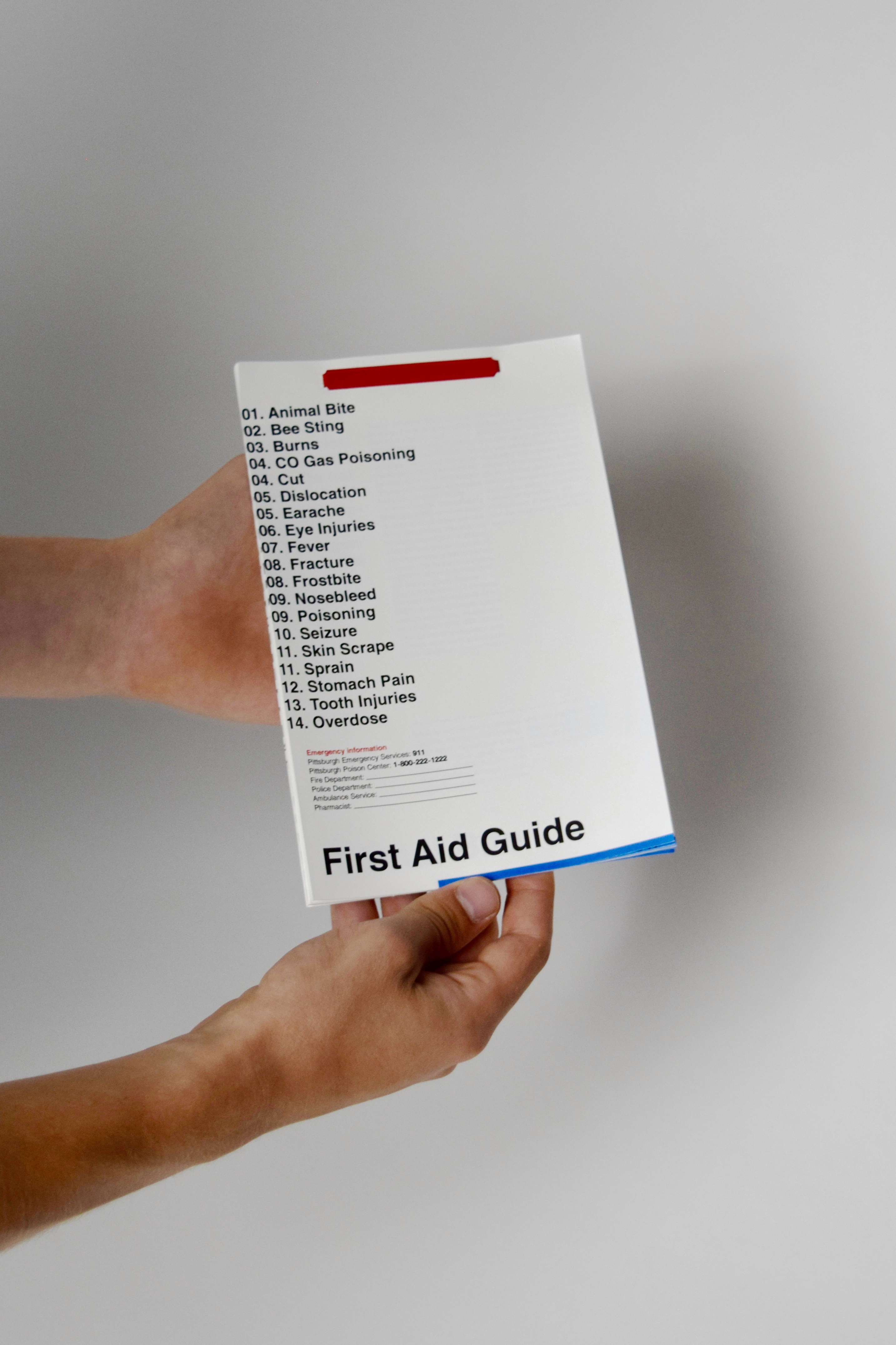 First Aid Guide.