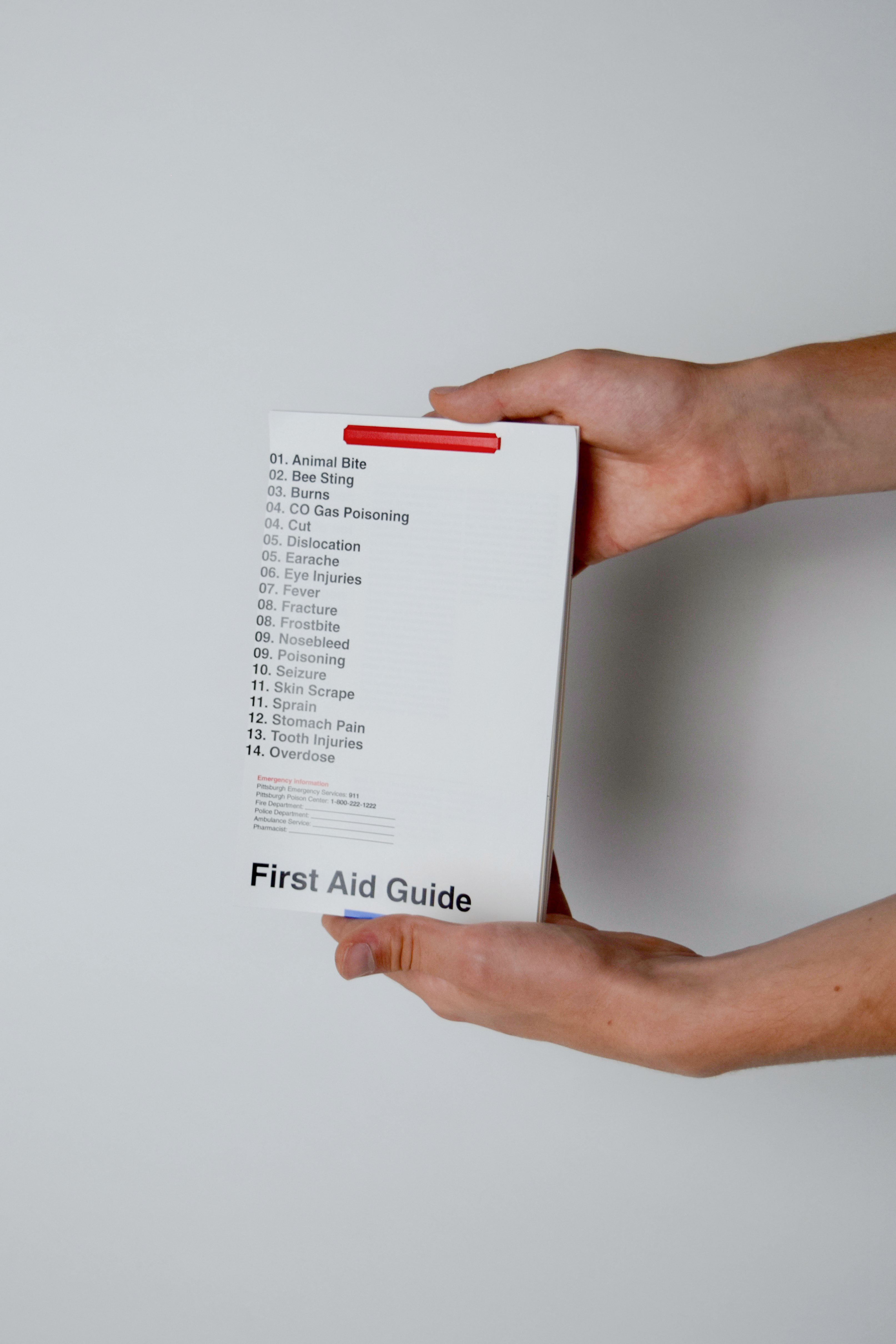 First Aid Guide.