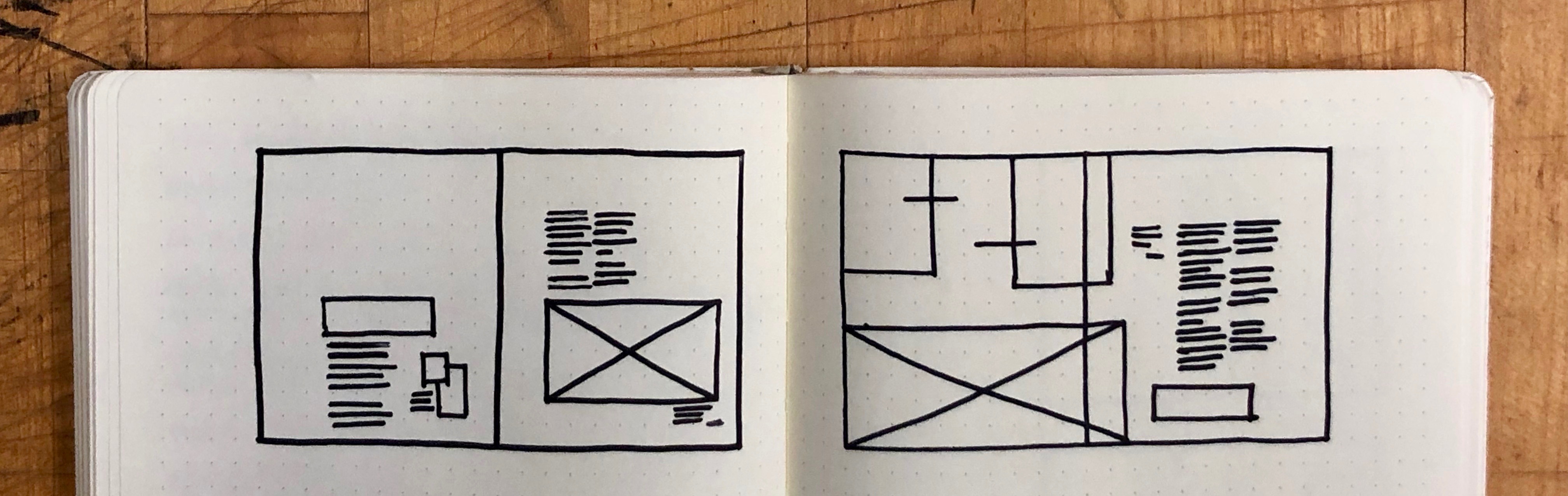 Sketch and logo.